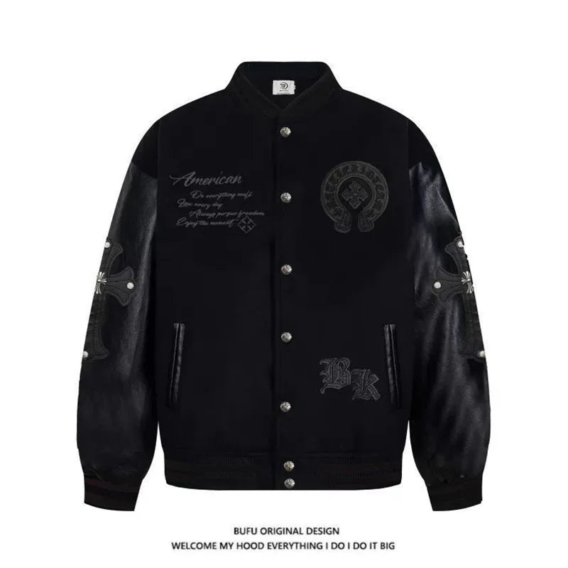 Men's American Vintage Jacket – Casual Loose Sports Pullover