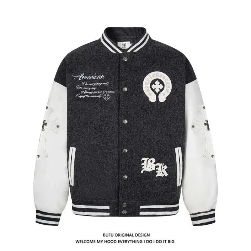 Men's American Vintage Jacket – Casual Loose Sports Pullover