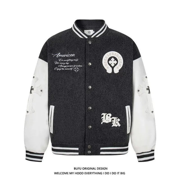 Men's American Vintage Jacket – Casual Loose Sports Pullover
