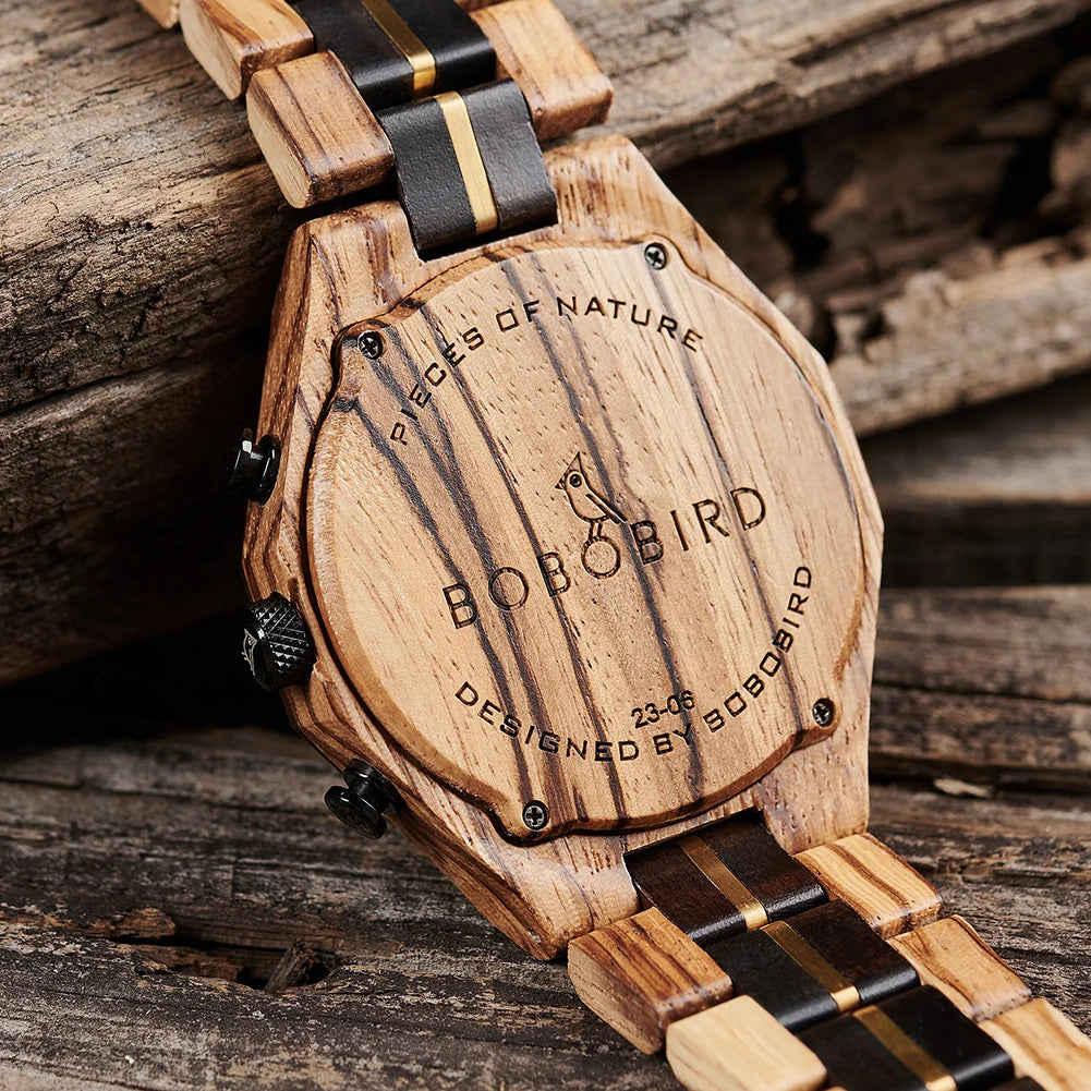 Luxury Wooden Watch for Men Original Business Men'S Watches Fashion Quartz Wristwatch Cutomized Driopshipping