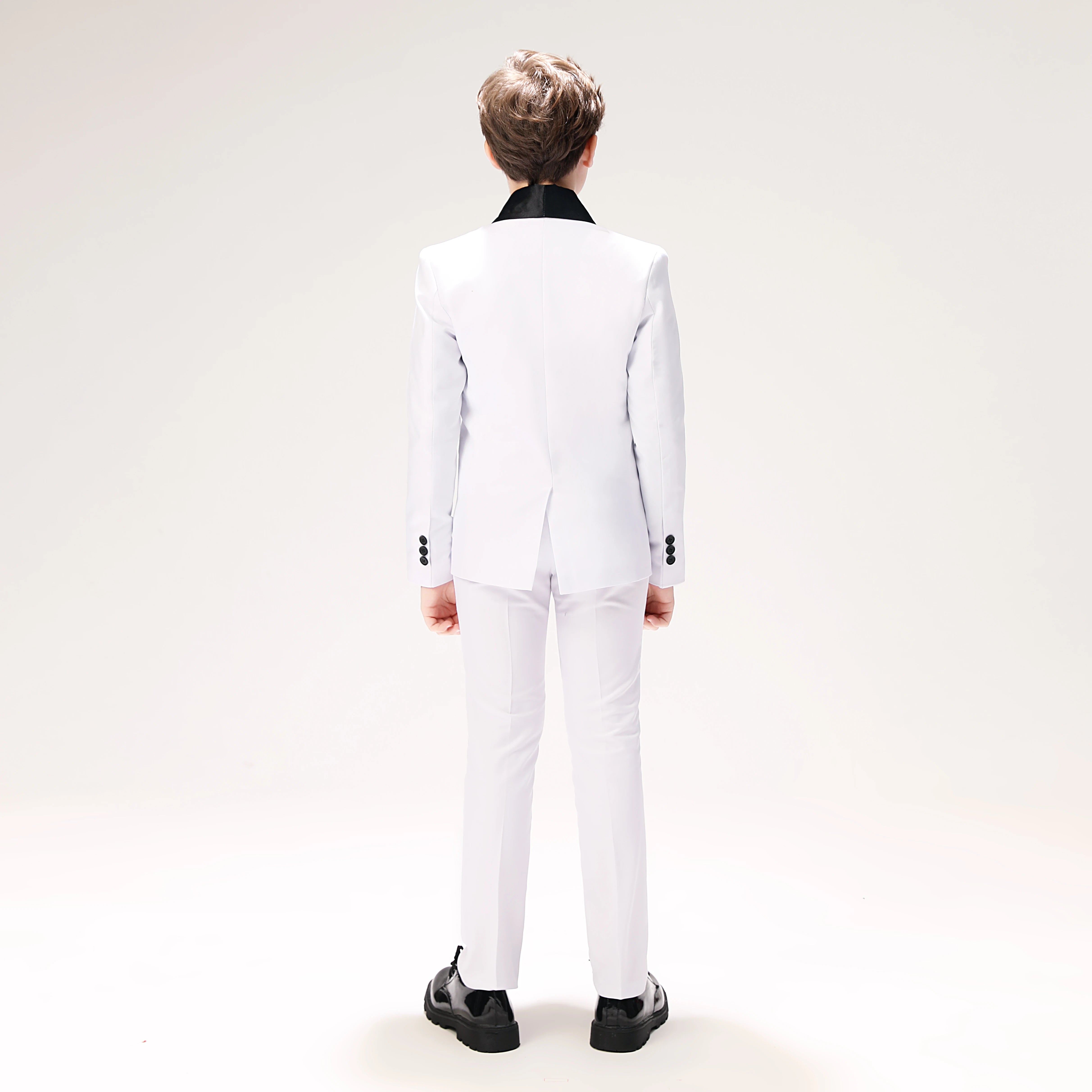 Modern Kids Back-to-school Boys Suit 3 Piece Jacket Vest Trousers - Tuxedo Wedding Suit