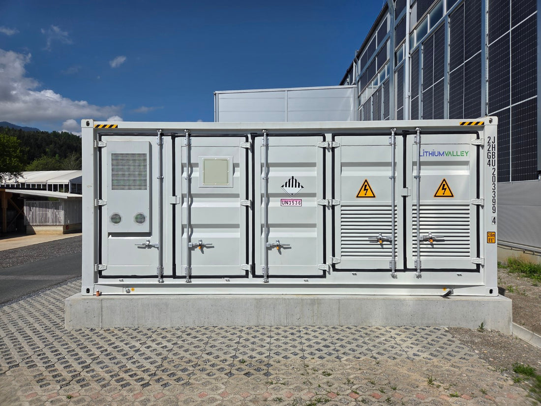Modern 1MW Lithium-Ion Energy Storage System - Liquid-Cooled 20/40 Ft Container