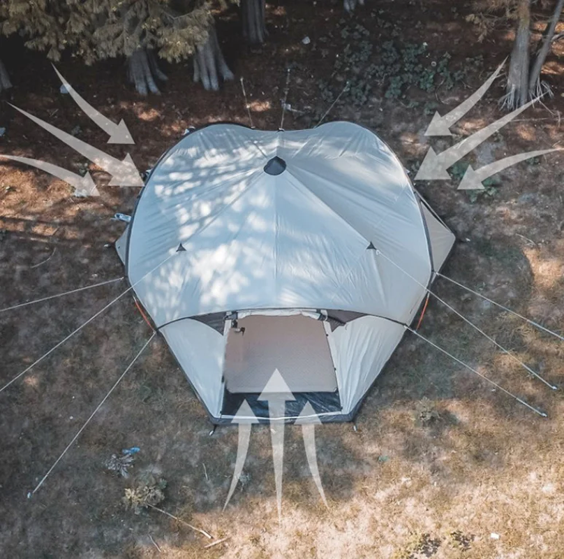 New Large Space Outdoor Event Tent House – Dome Tunnel Camping Tent Multi Entrance
