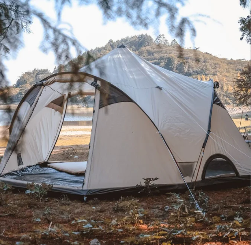 New Large Space Outdoor Event Tent House – Dome Tunnel Camping Tent Multi Entrance