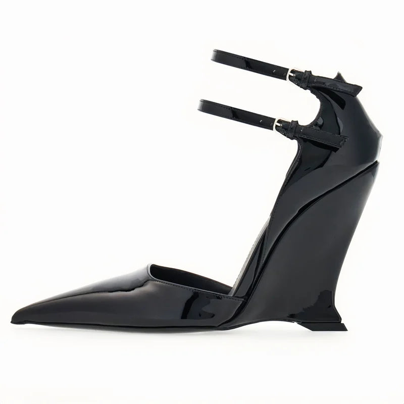 Women’s Fashion Show Wedge Sandals Buckle Platform Women High Heels