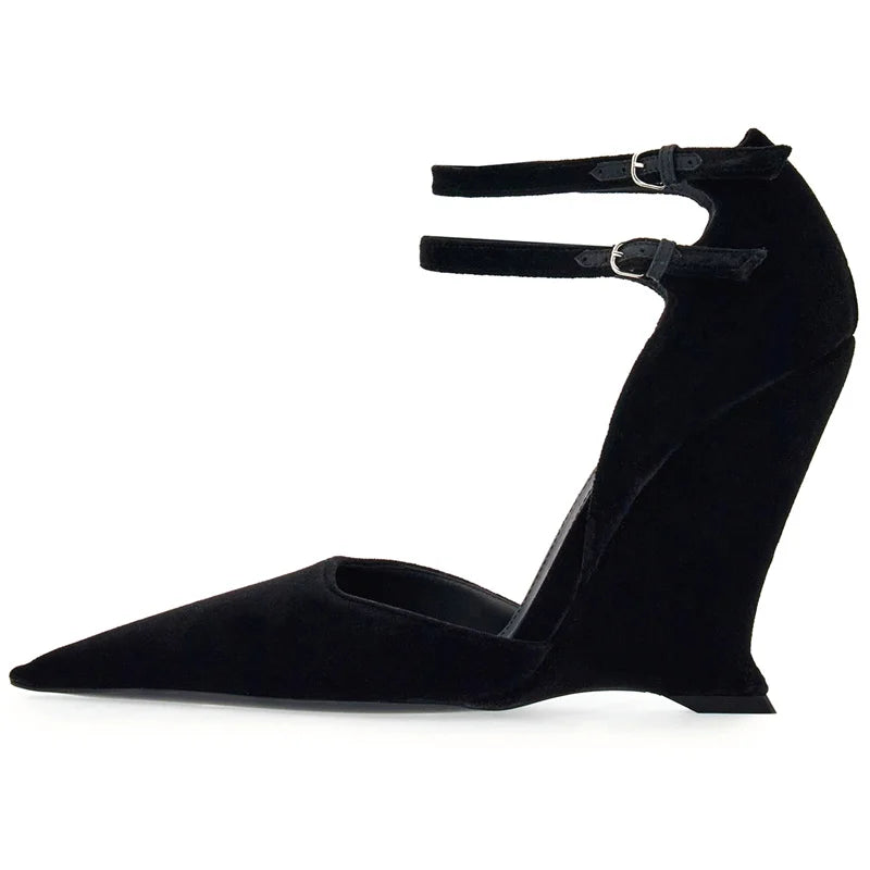 Women’s Fashion Show Wedge Sandals Buckle Platform Women High Heels