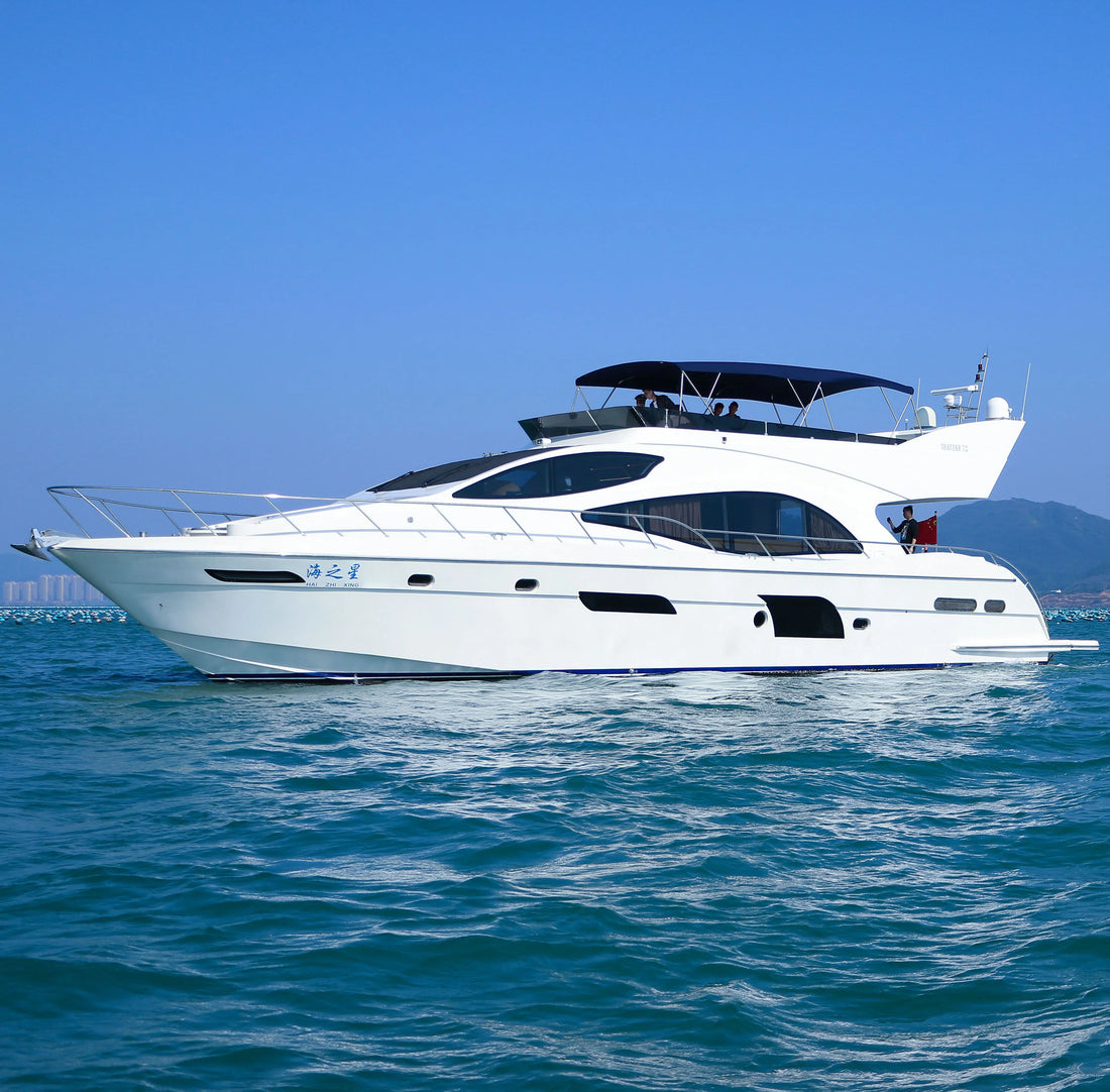 Supper Luxury Hot Sale 75 ft Fiberglass Personal Luxury Yacht for Sport and Leisure