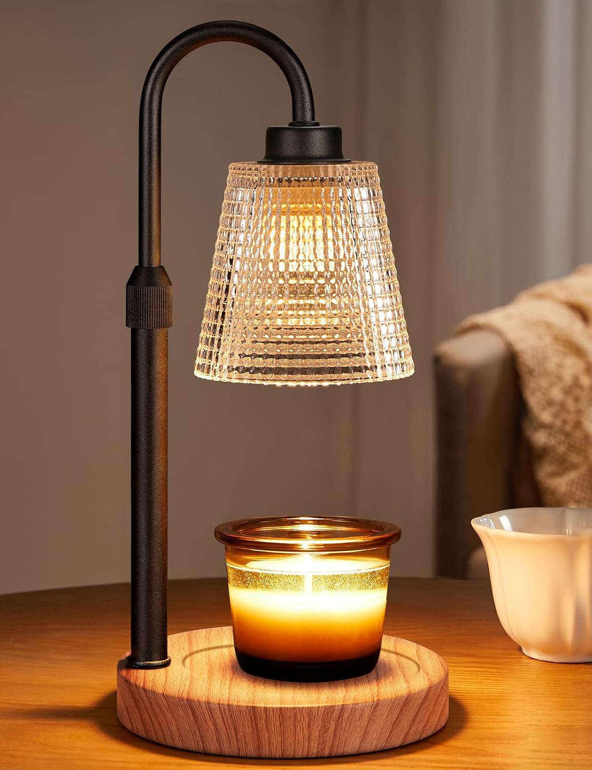 New Candle Warmer Lamp with Timer – Electric Candle Melter Lamp for Home Décor, Fragrance & Birthday Gifts for Women