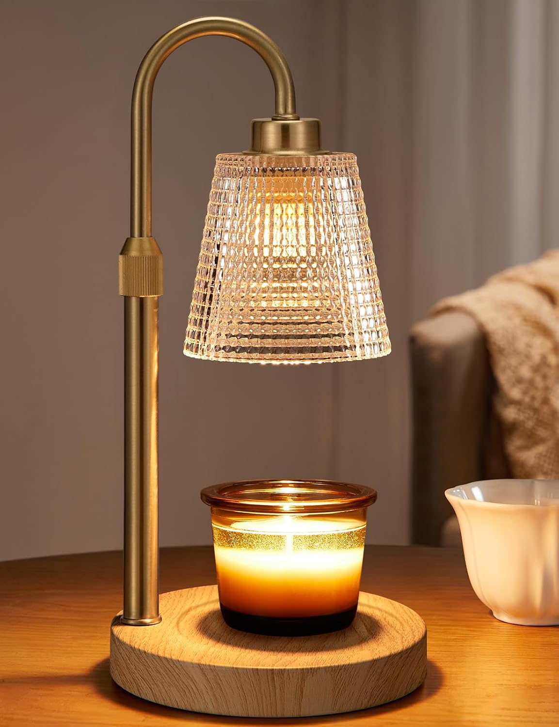 New Candle Warmer Lamp with Timer – Electric Candle Melter Lamp for Home Décor, Fragrance & Birthday Gifts for Women