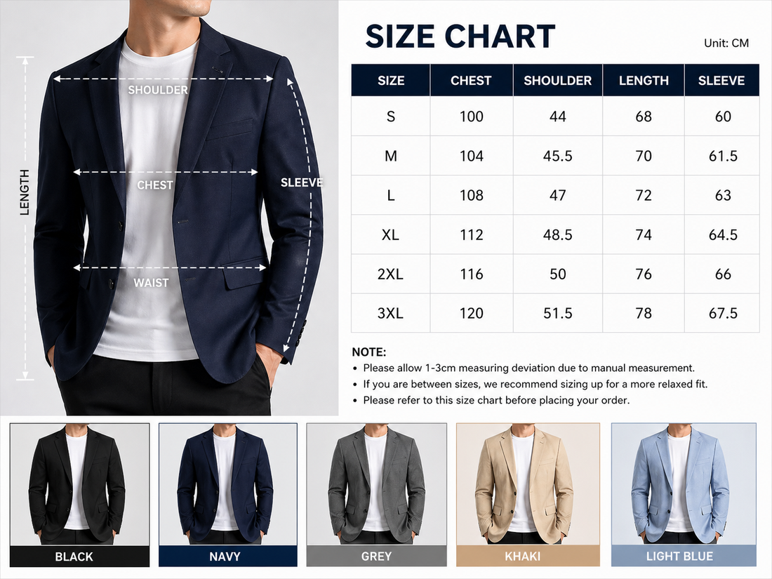 New Modern Mens Spring Stylish Casual Blazer Jacket