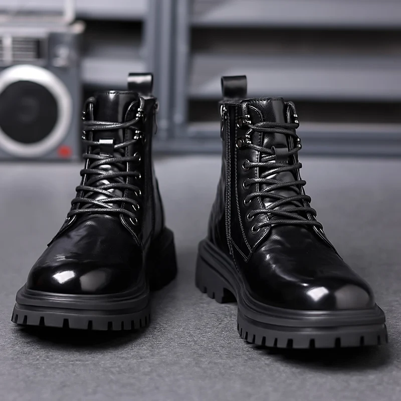 Men's Classic Business Dress Boots - Formal Shoes Wear