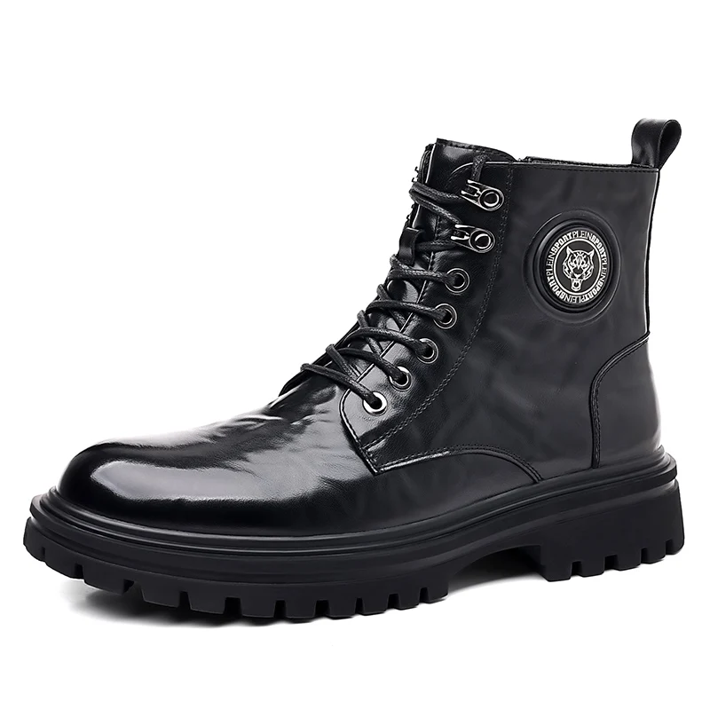 Men's Classic Business Dress Boots - Formal Shoes Wear