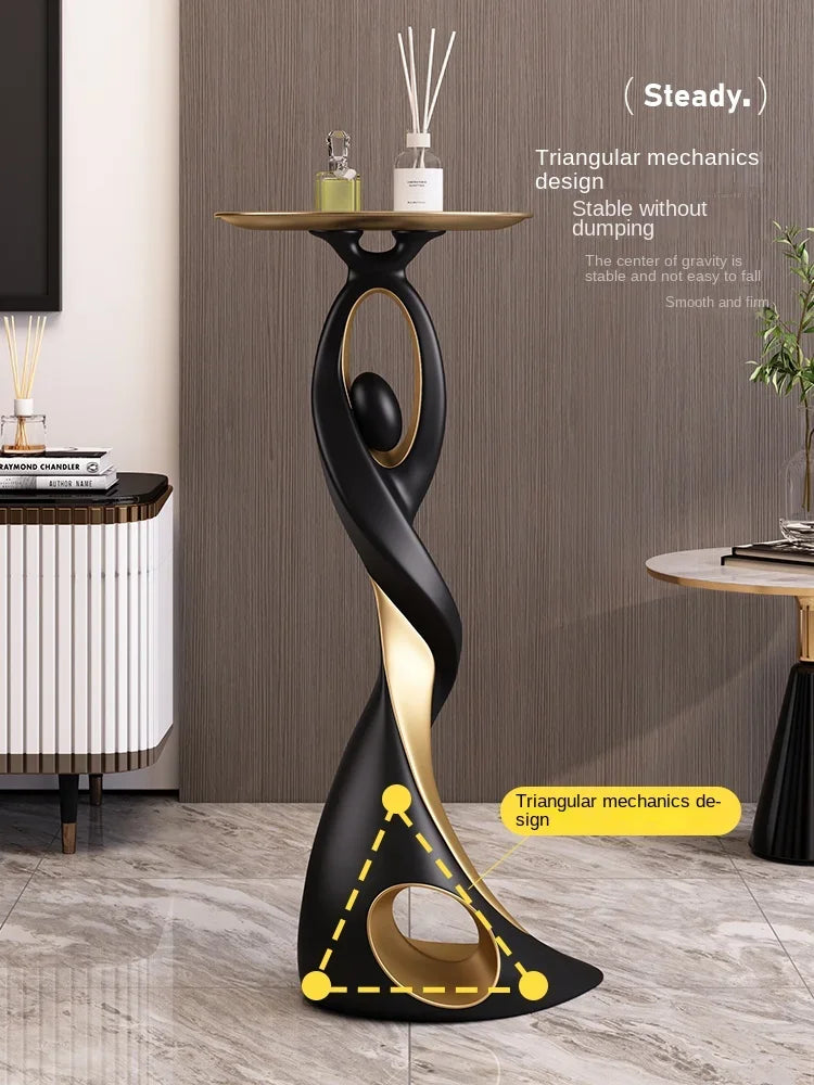 New Creative Designer Abstract Side Table – Luxury Living Room Furniture