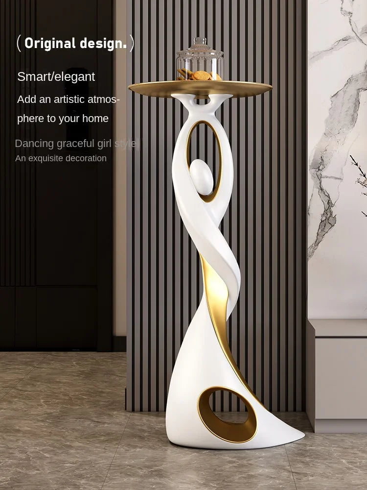 New Creative Designer Abstract Side Table – Luxury Living Room Furniture