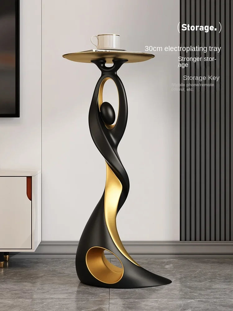 New Creative Designer Abstract Side Table – Luxury Living Room Furniture