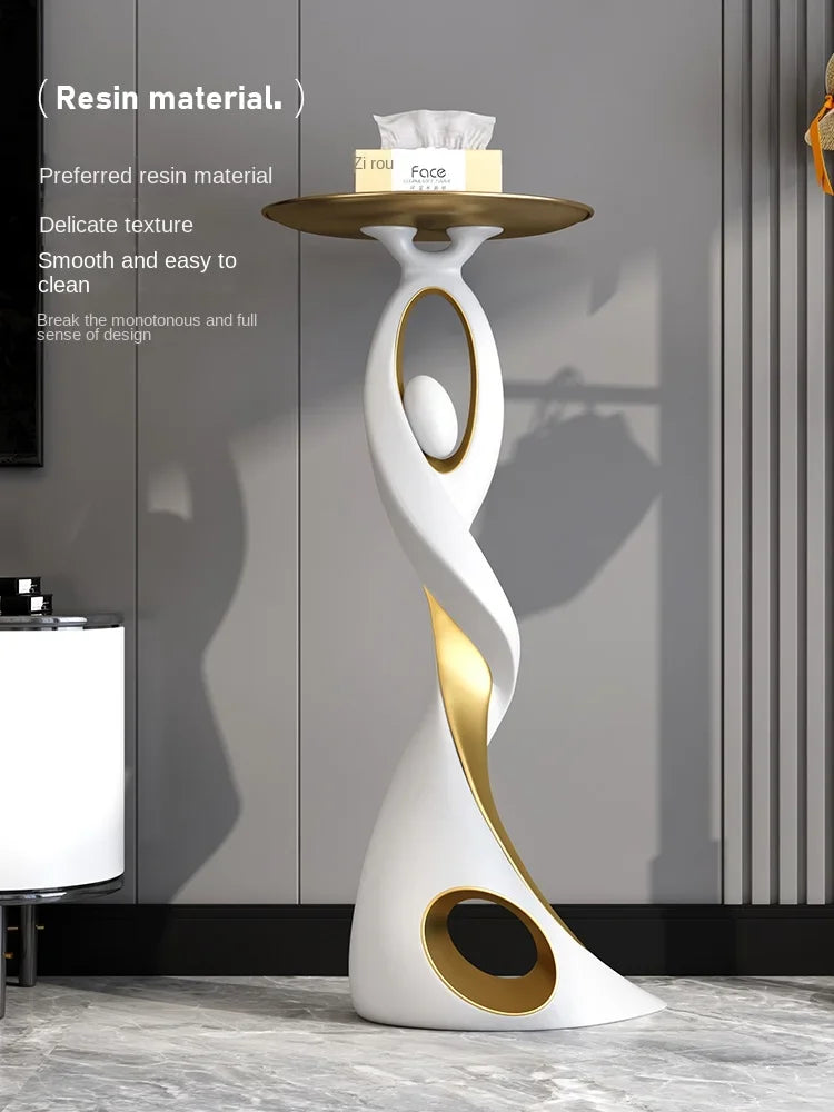 New Creative Designer Abstract Side Table – Luxury Living Room Furniture