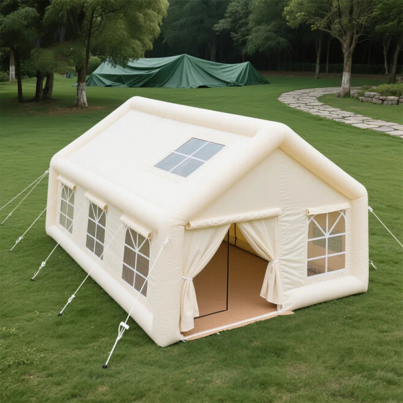 Luxury Comfortable Inflatable Camping Tent – High-Quality Oxford Fabric Large Family Outdoor Tent