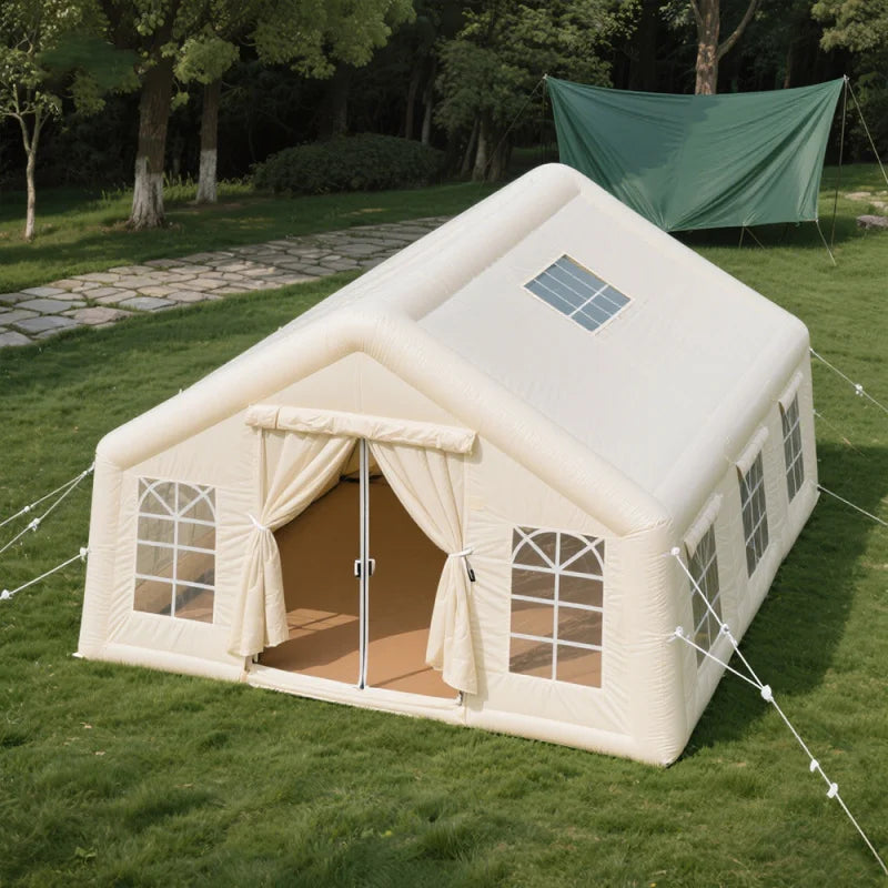 Luxury Comfortable Inflatable Camping Tent – High-Quality Oxford Fabric Large Family Outdoor Tent