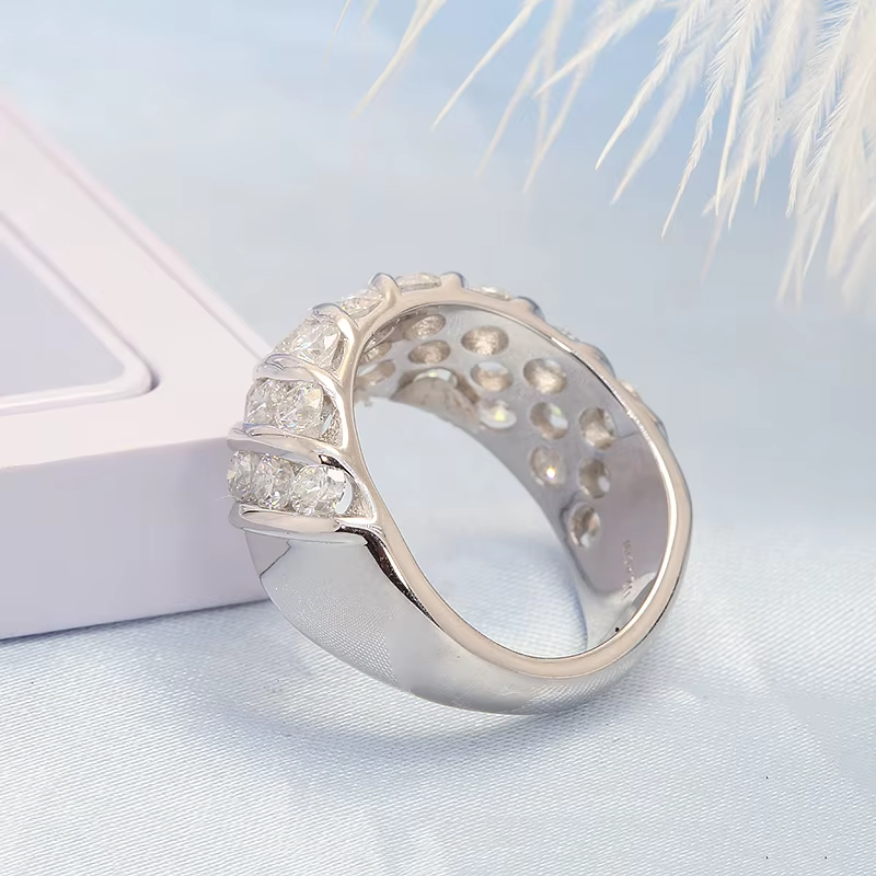 Modern 2.4CTW Lab-Grown Diamond Halo Engagement Ring in 14K White Gold
