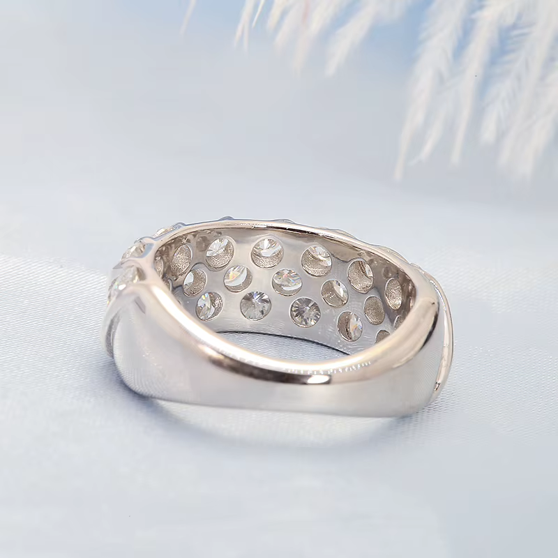 Modern 2.4CTW Lab-Grown Diamond Halo Engagement Ring in 14K White Gold