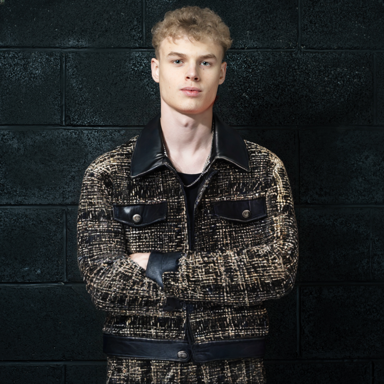 Men’s Quilted Leather Jacket – Premium Spring Autumn