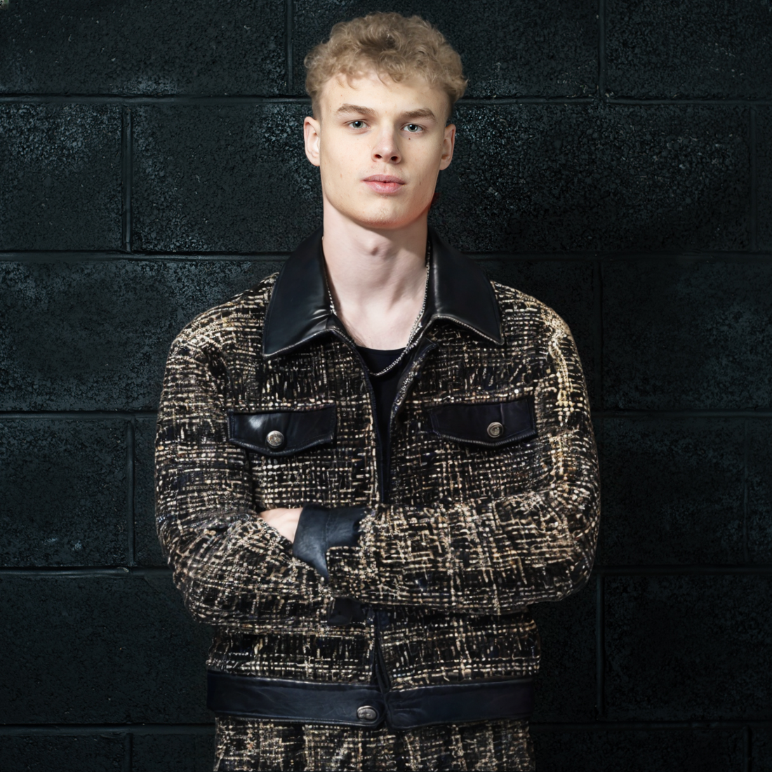 Men’s Quilted Leather Jacket – Premium Spring Autumn