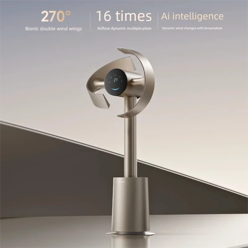 Smart Standing Tower Fan – 10 Speeds, 3 Modes, 270° Wide Angle Airflow, Temperature Adaptive Control