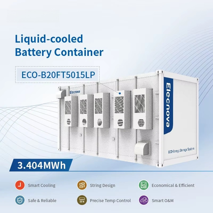 Multipurpose commercial Container Solar Energy Storage system - Lithium Batteries High Voltage