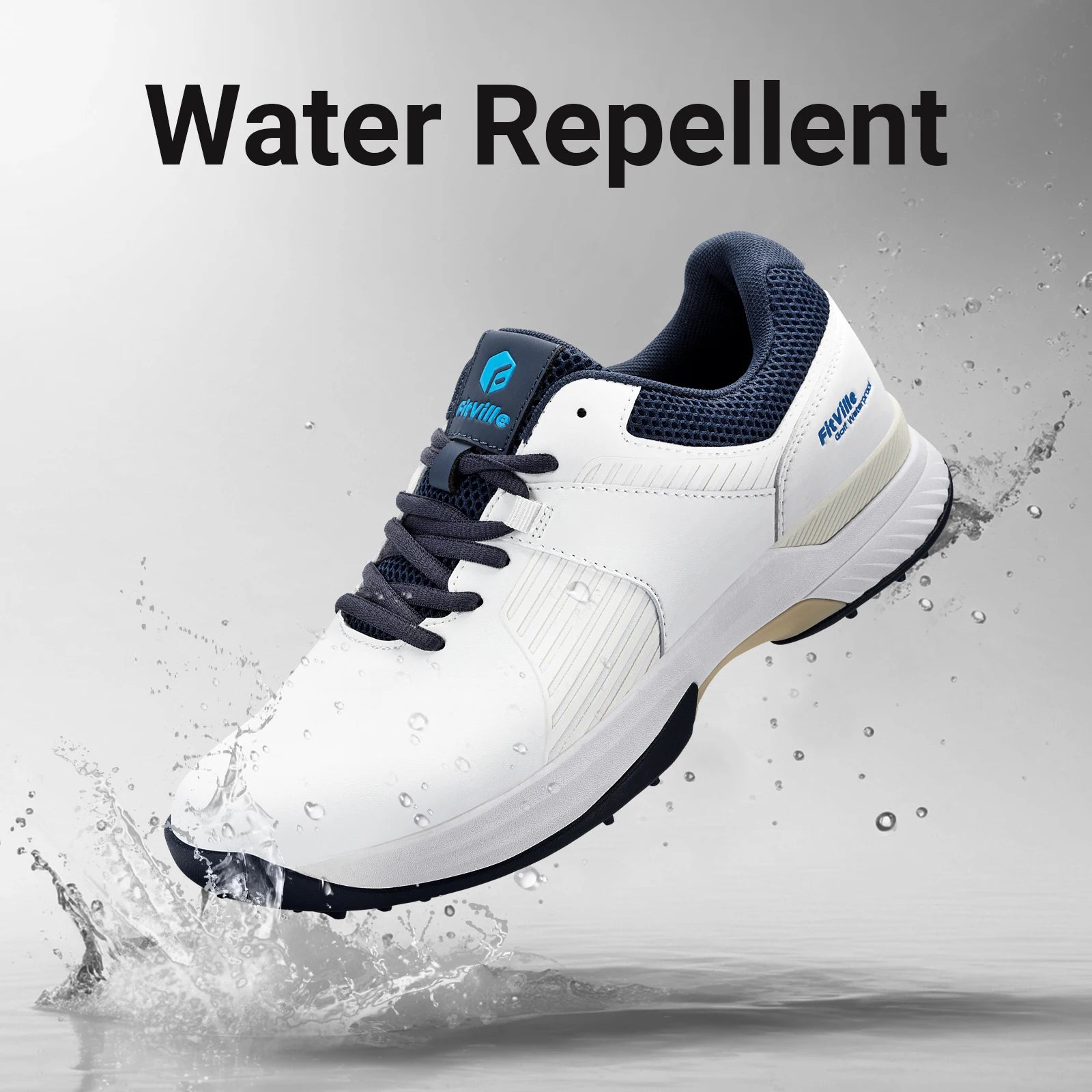 Modern Mens Waterproof Professional Golf Sneakers Arch Support & Non-Slip Grip