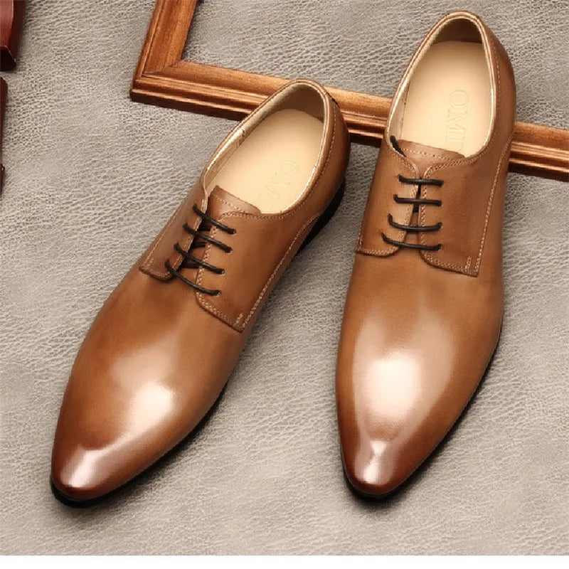 Men’s Genuine Leather Formal Wedding Shoes