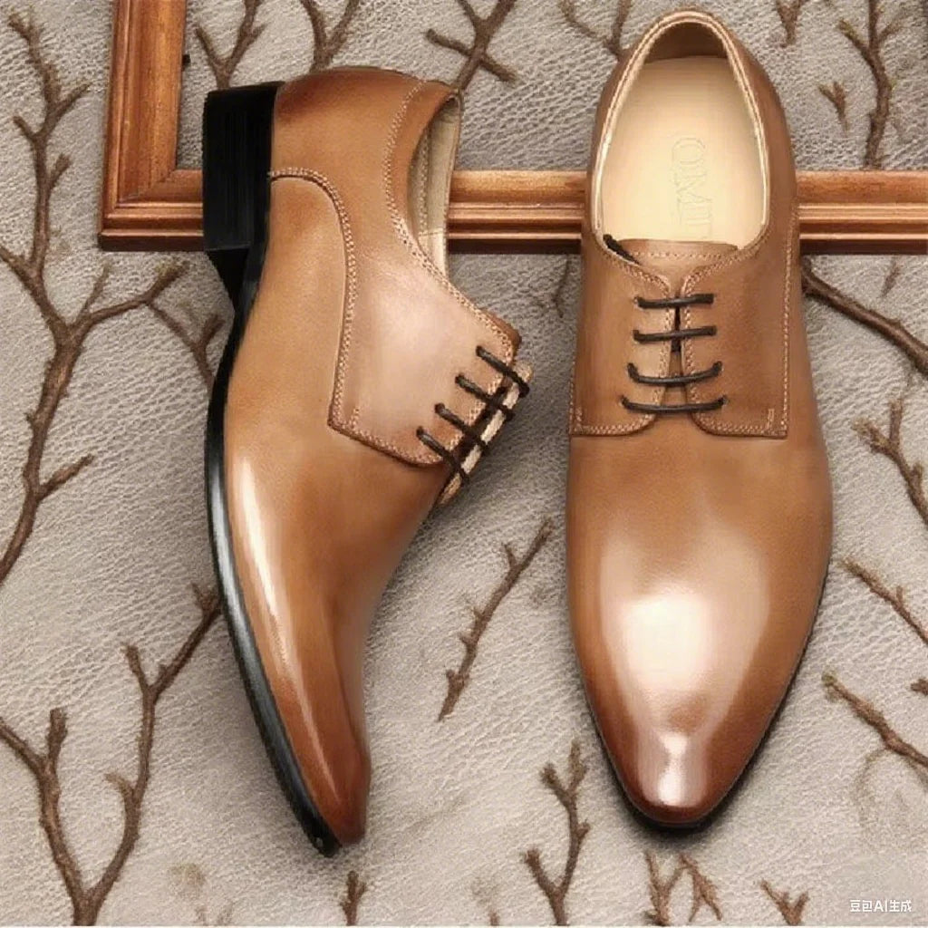 Men’s Genuine Leather Formal Wedding Shoes