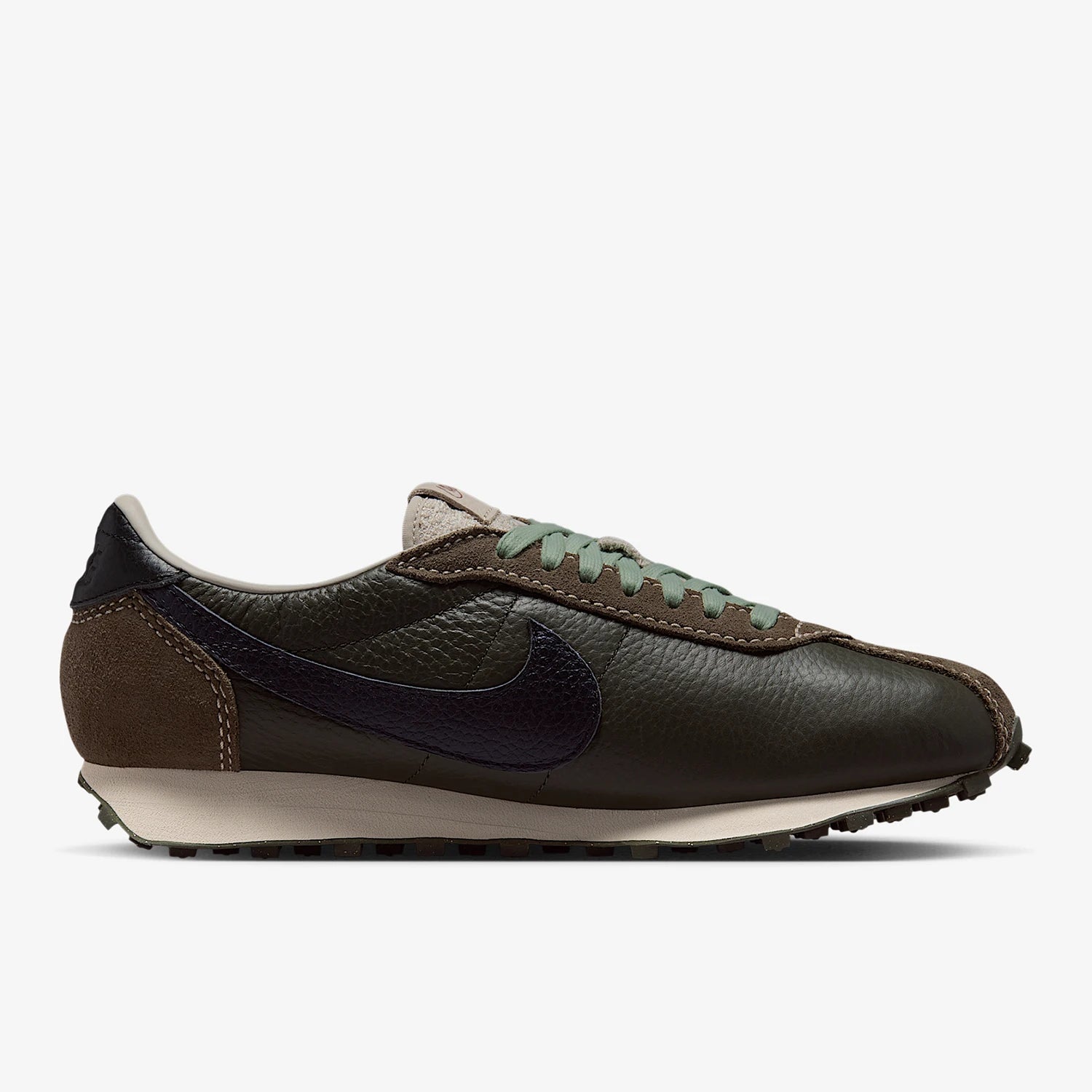 Pair of brown loafers on a white background