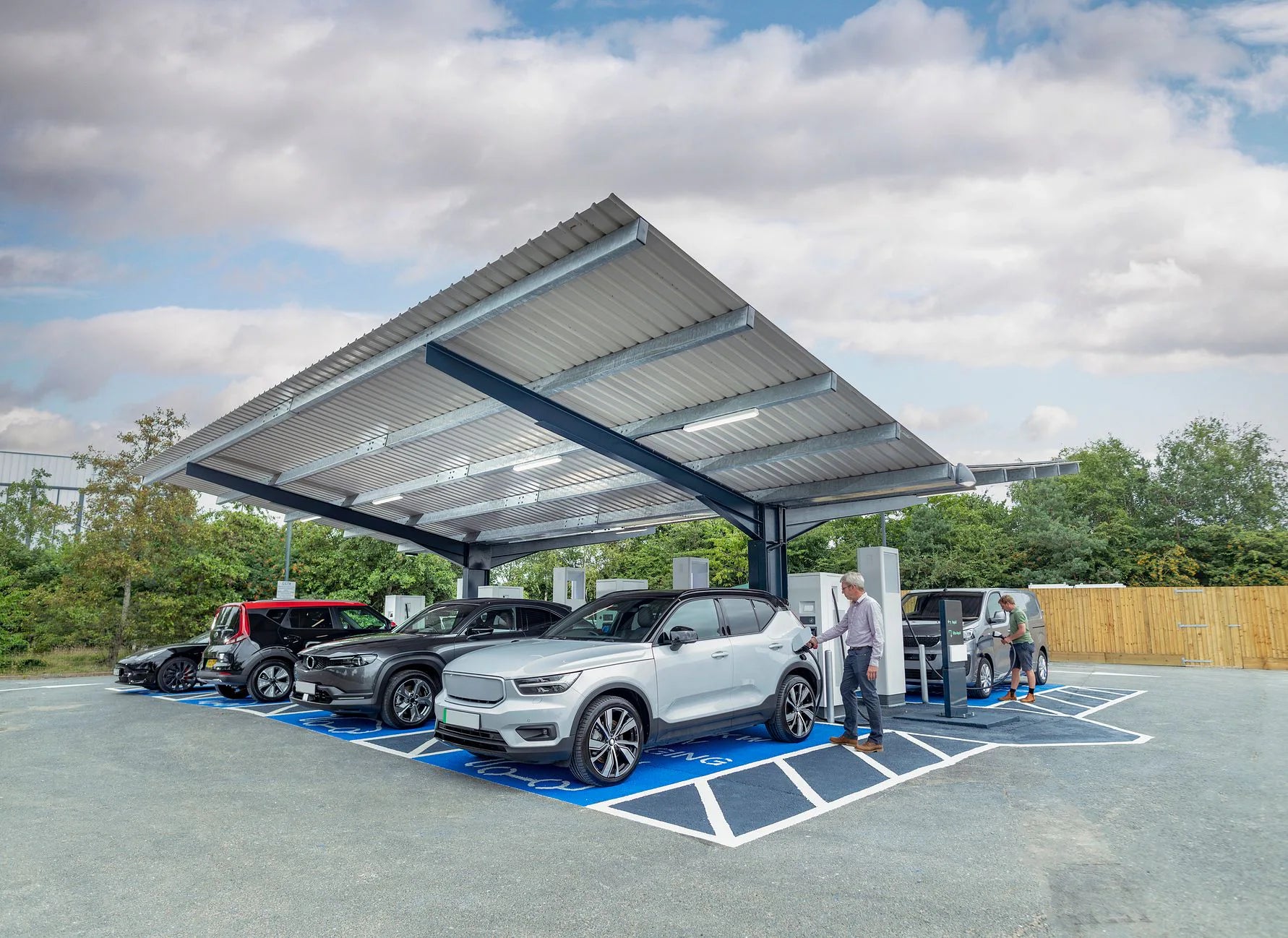 New Commercial Electric Vehicle Charging Pile Charger EV Solar DC Charging Station