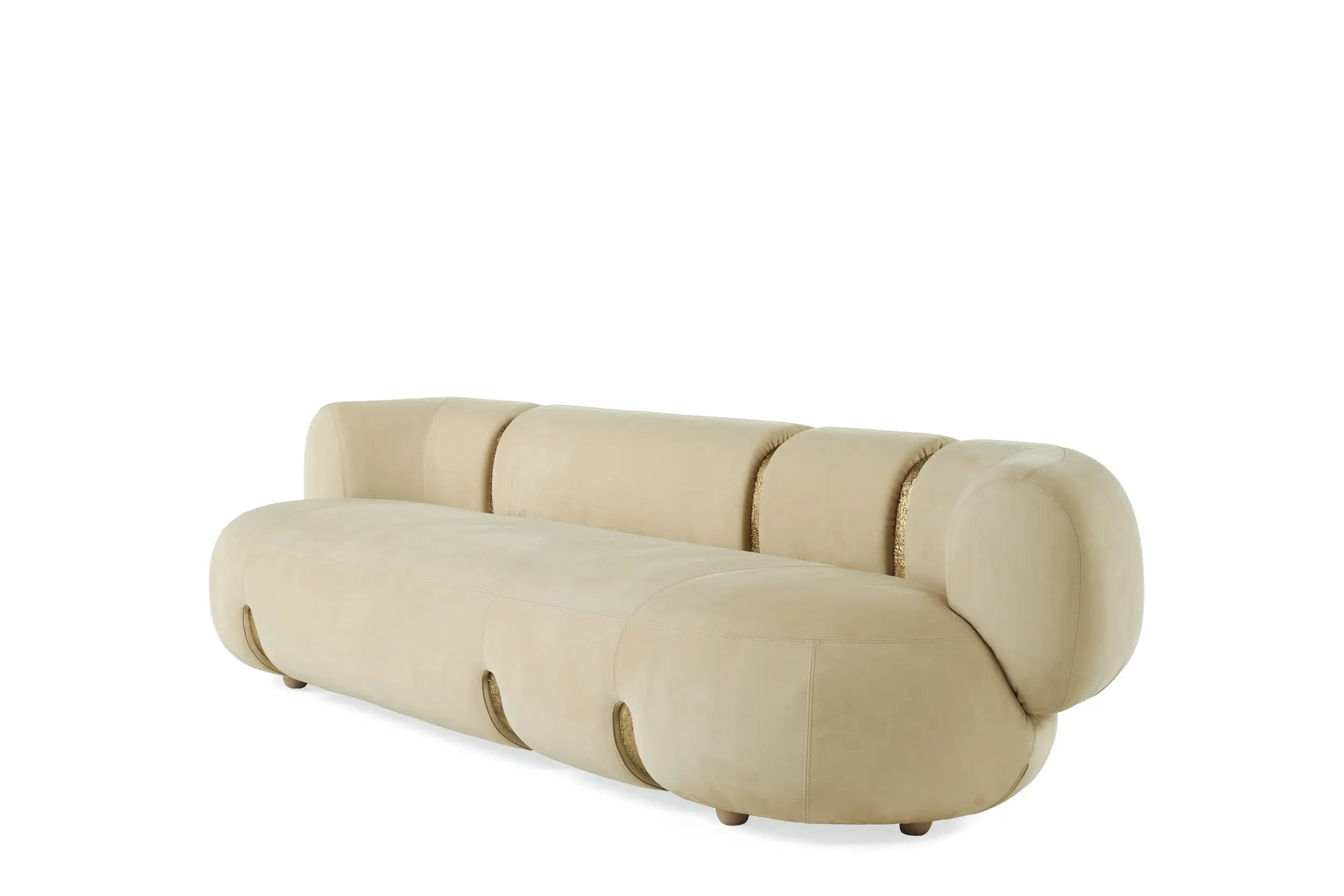 New High End Furniture White Living Room Tufted Sofa