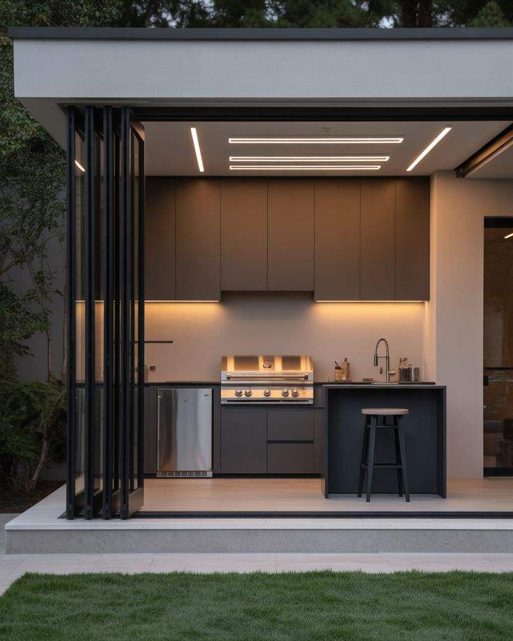 Premium Outdoor BBQ Gas Grill Kitchen Cabinet Set
