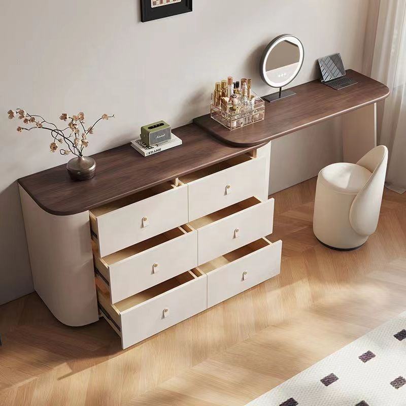 Smart Modern Dressing Table – Multi-Functional Princess Vanity with Mirror