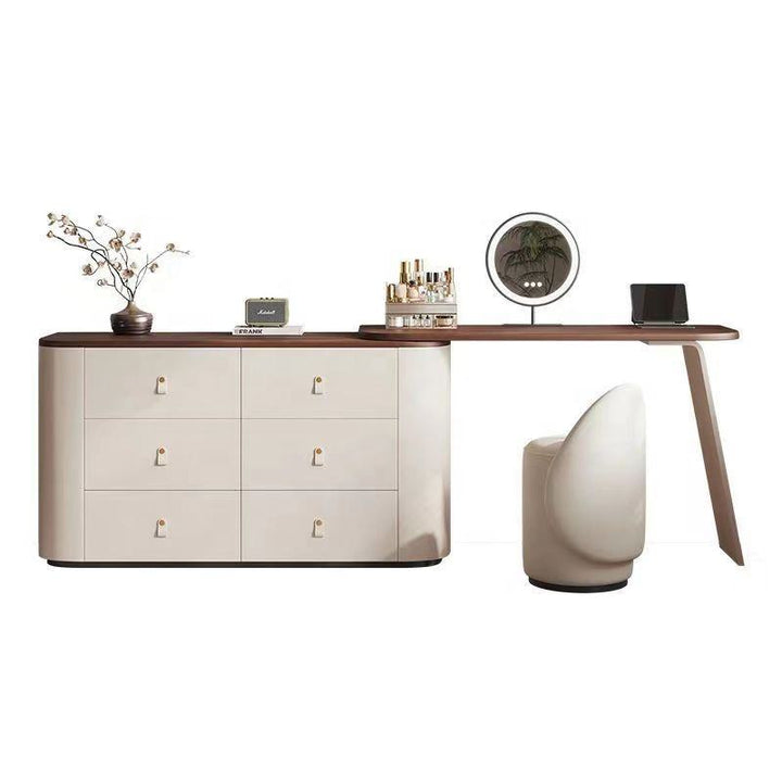 Smart Modern Dressing Table – Multi-Functional Princess Vanity with Mirror
