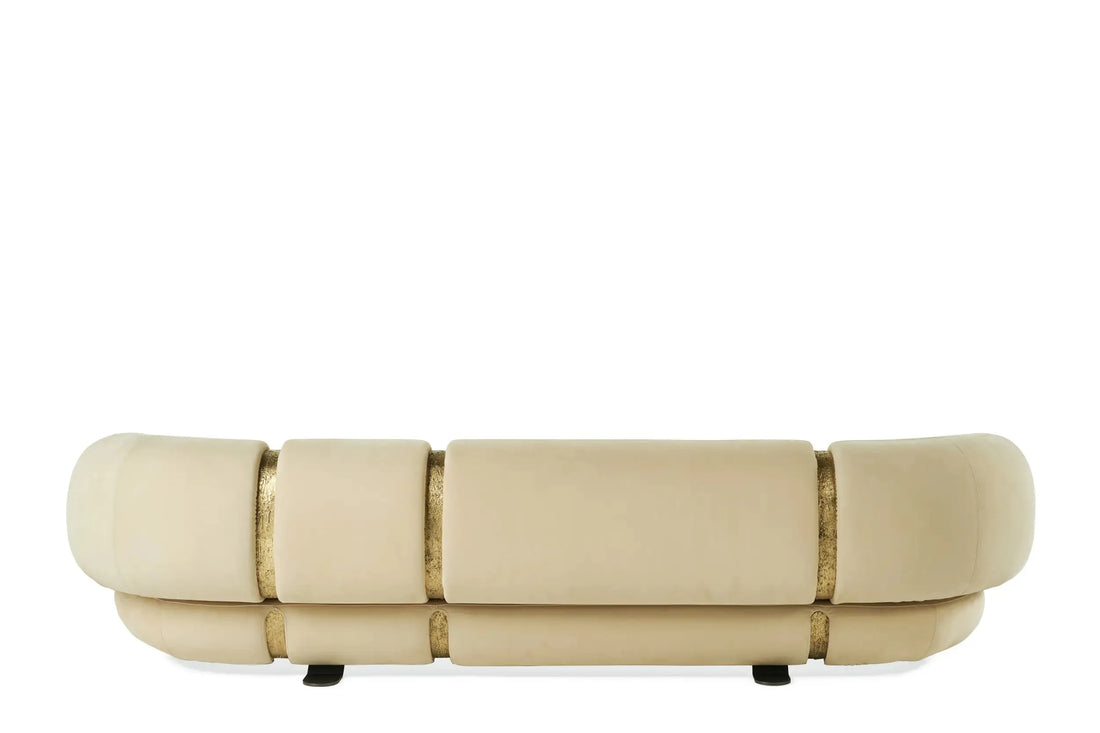 New High End Furniture White Living Room Tufted Sofa