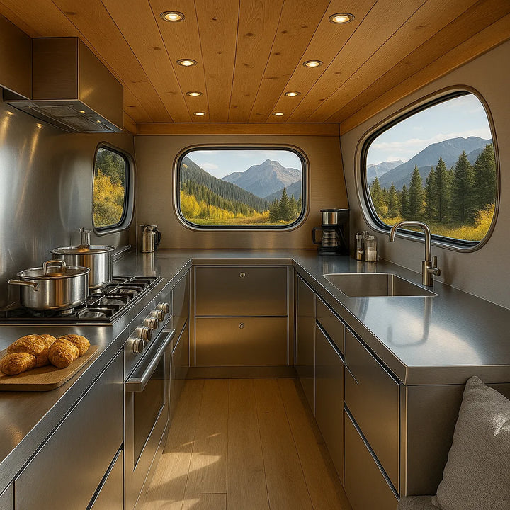 Modern Outdoor Camper Kitchen Cabinets Kitchen Cupboard Unit  