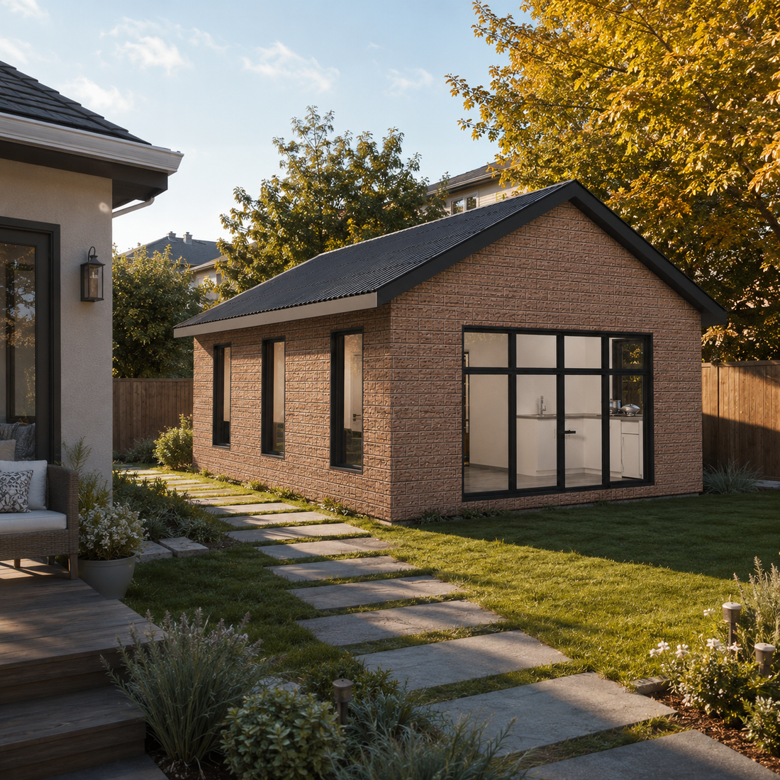 Modern Living Prefab Luxe House Galvanized Steel Home - Custom Designs Available