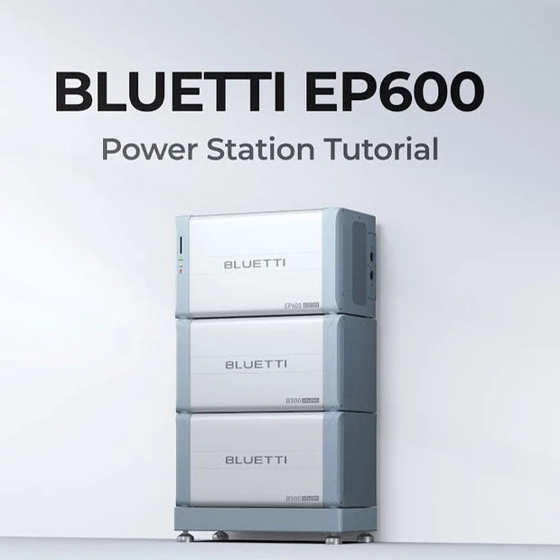 Bluetti Three-Phase Hybrid Solar Home Energy Storage System Lithium Ion Battery Ground Mounting MPPT Residential Use