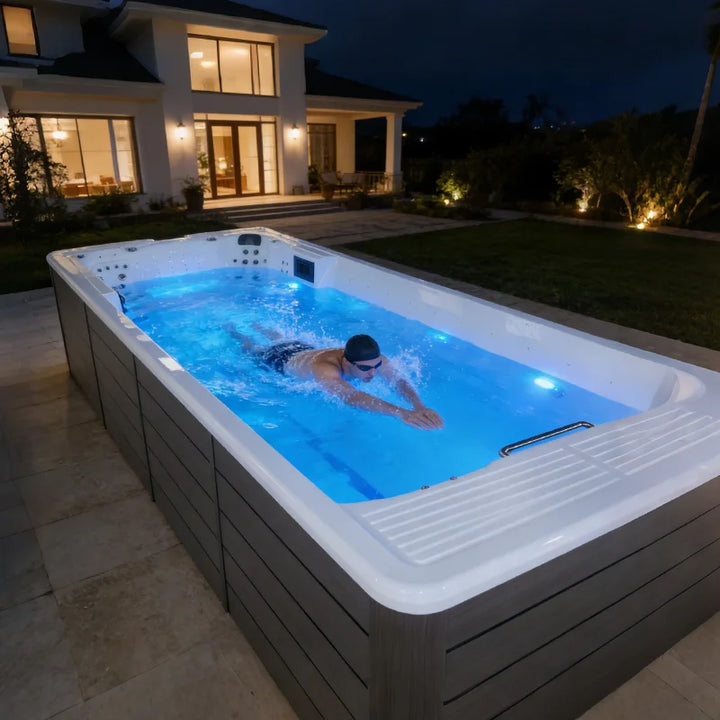 New large 15M Constant Temperature Luxury Outdoor Swimming Spa Pool 