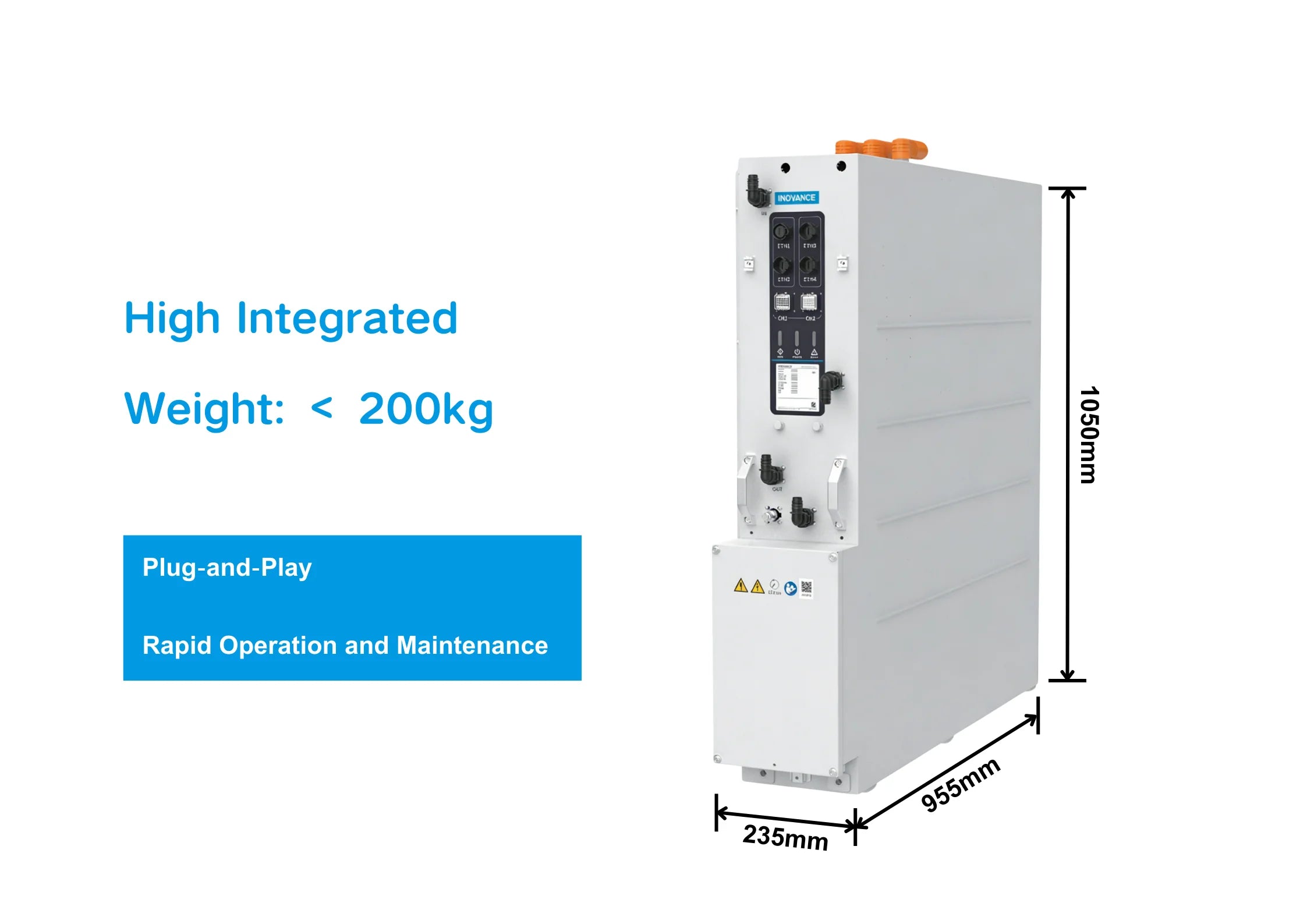 3 Phrase String Hybrid Solar Energy Storage Converter DC/DC Inverter 430Kw IP65 Water Cooling High Integrated
