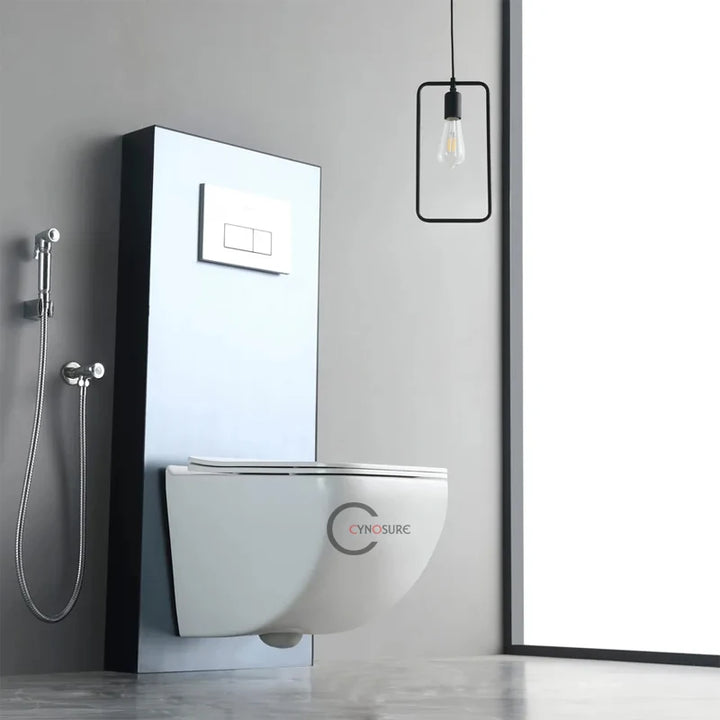 New Modern Home Bathroom Wall Hang Ceramic Toilet Set