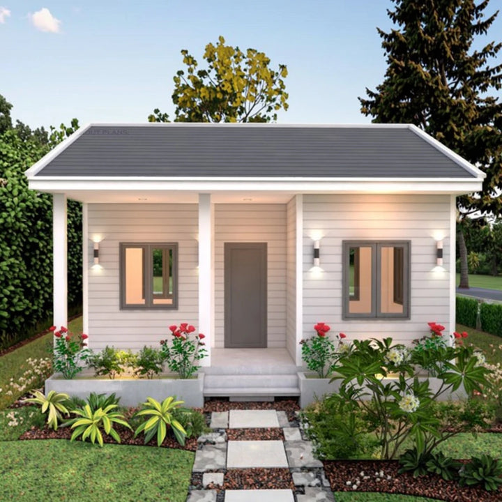 Modern Wooden & Steel Sandwich Panel Modular Prefab Modular Home