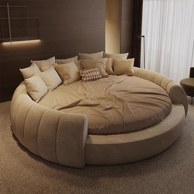 New Home Luxe Round Circular Bed Modern Interiors