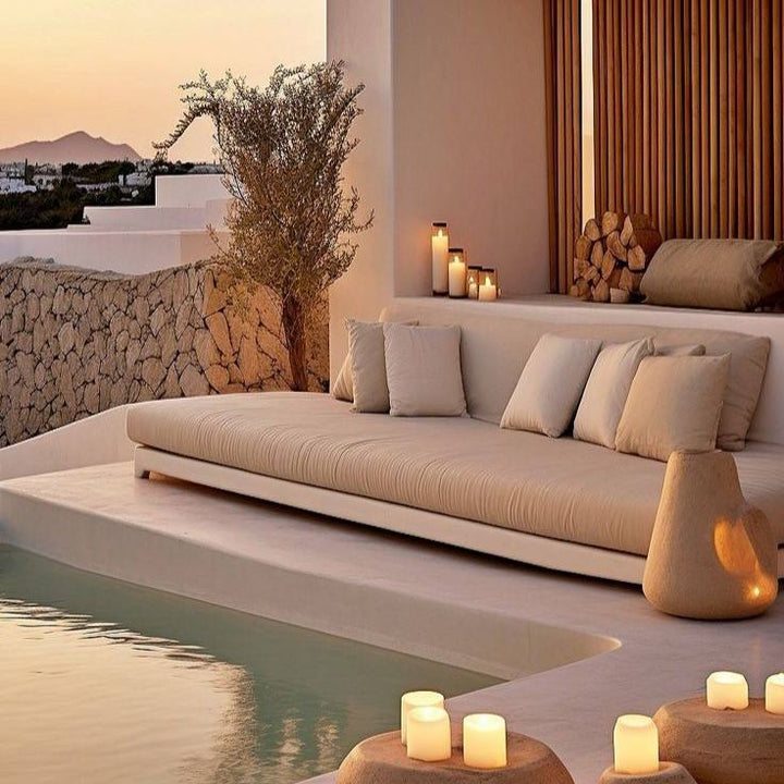 New Modern Home Italian Luxury Fabric Sofa