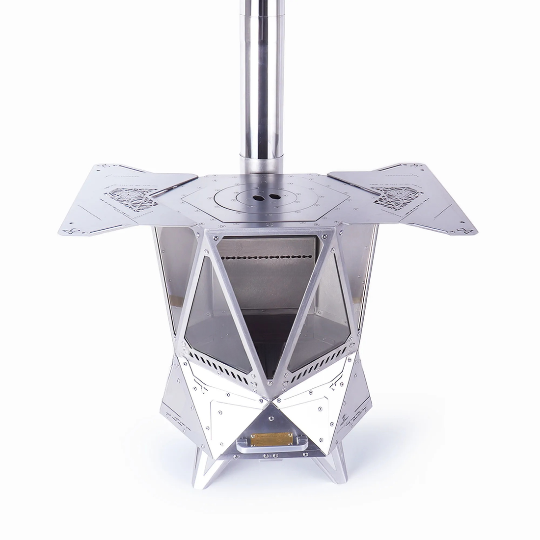 Premium New Smokeless Wood Pellet Stove – Large Capacity - Camping & Outdoor Heating Stove