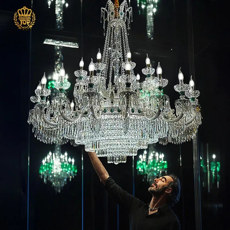 Luxury Modern Crystal Brass Chandelier for Home & Hotels