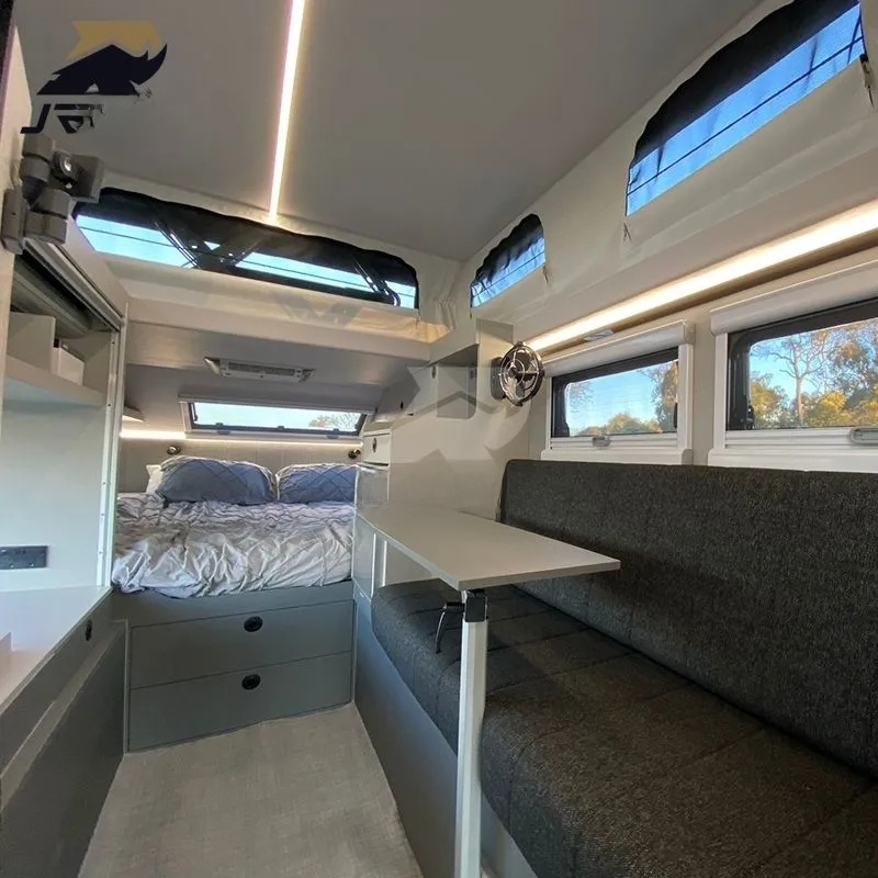 Premium Off-Road Mobile Office Caravan Trailer RV – Compact Camper House for Travel & Work